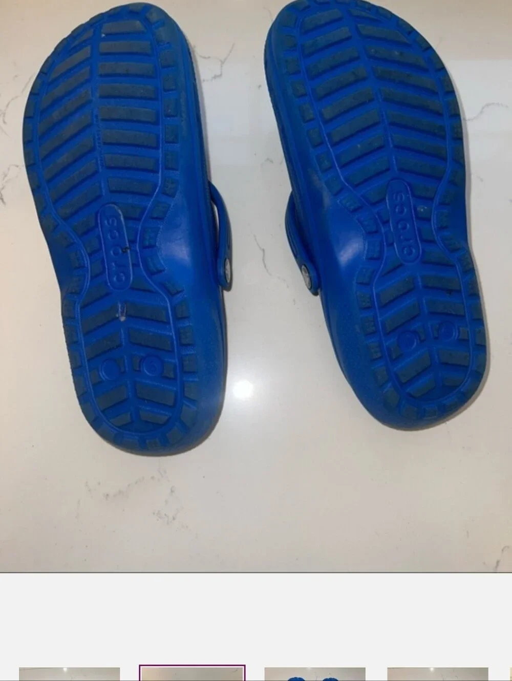 CROCS Kids Lined Clog in Bright Blue